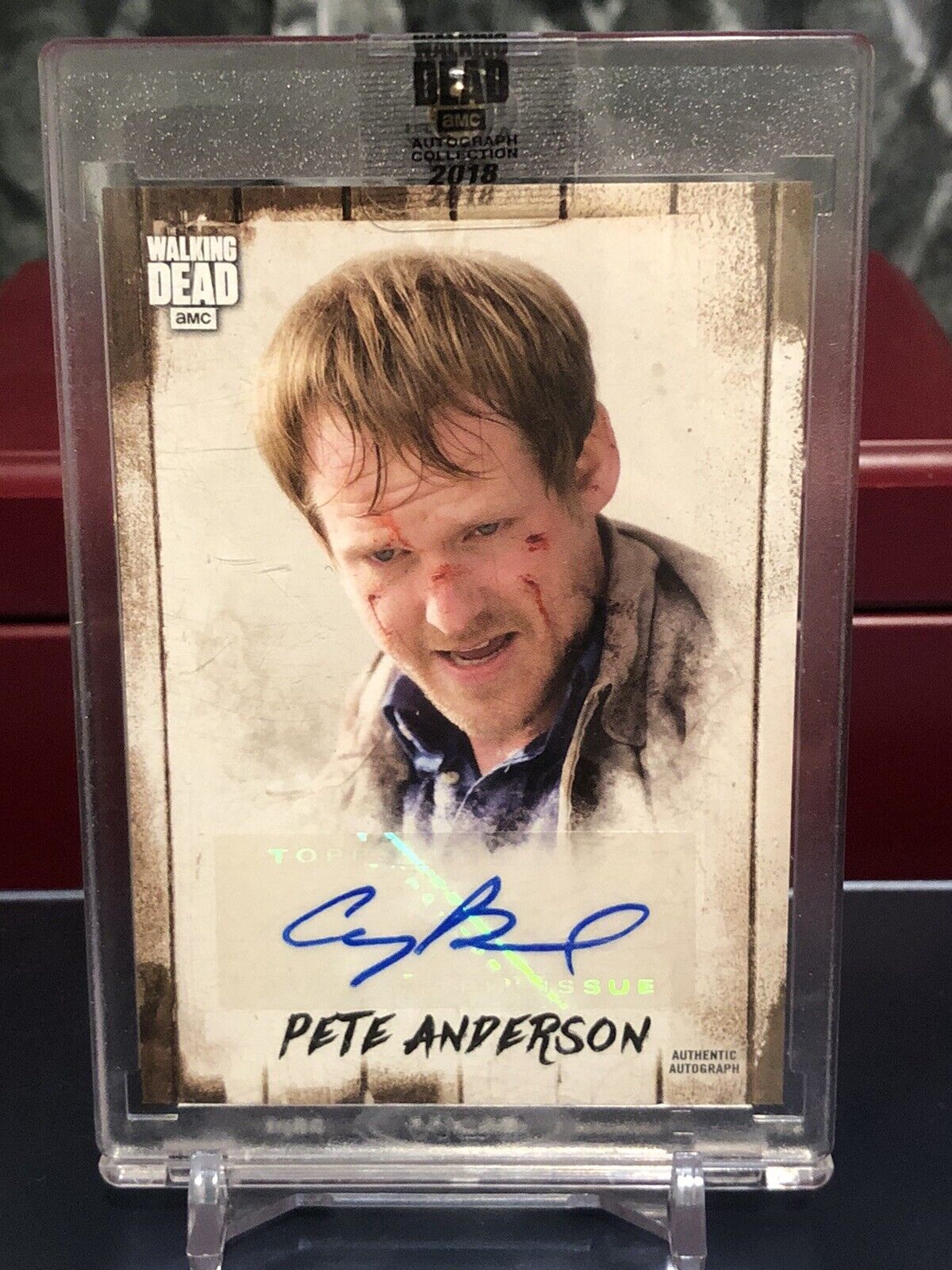 2018 Topps The Walking Dead Autograph Collection Pete Anderson #'d 24/99