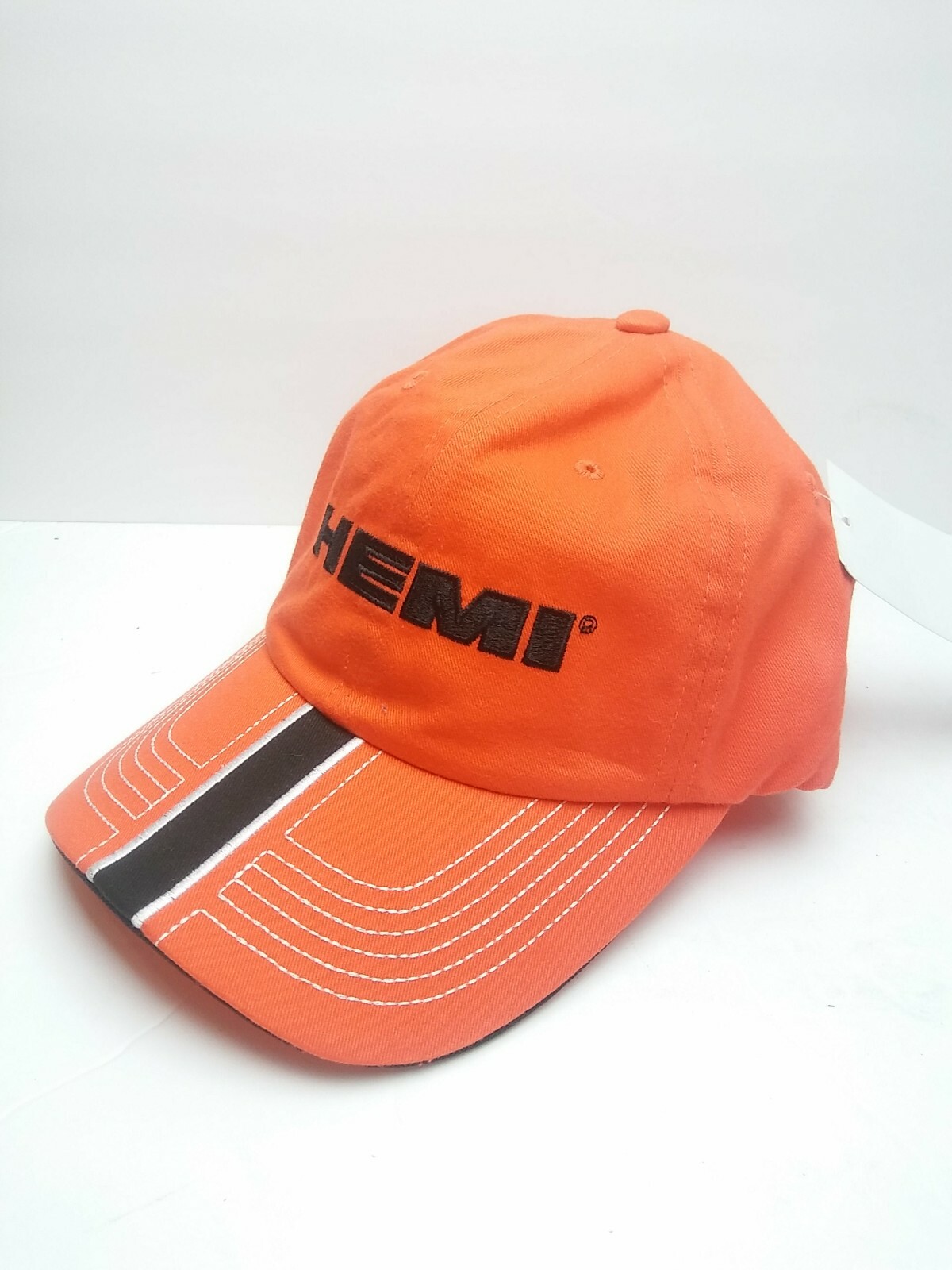 Hemi Hat Orange Adjustable Cap Dodge 