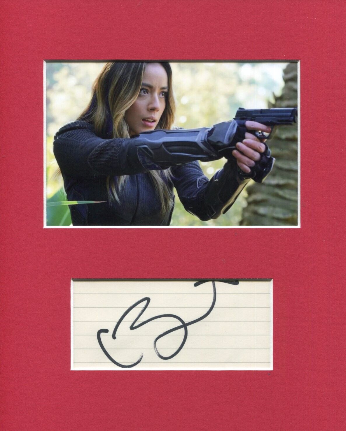 Chloe Bennet Marvel Agents of S.H.I.E.L.D. Daisy Signed Autograph Photo Display