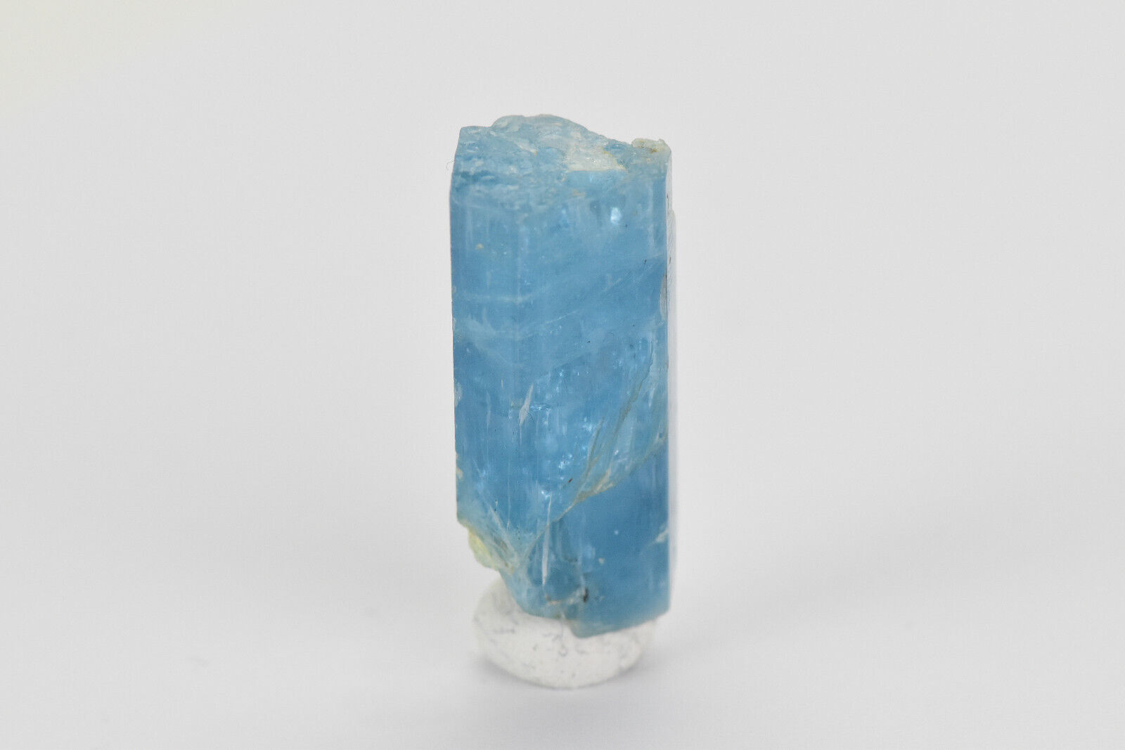 Deep Blue 31.2ct  Natural Rough  Aquamarine Crystal , Raw Aquamarine Beryl