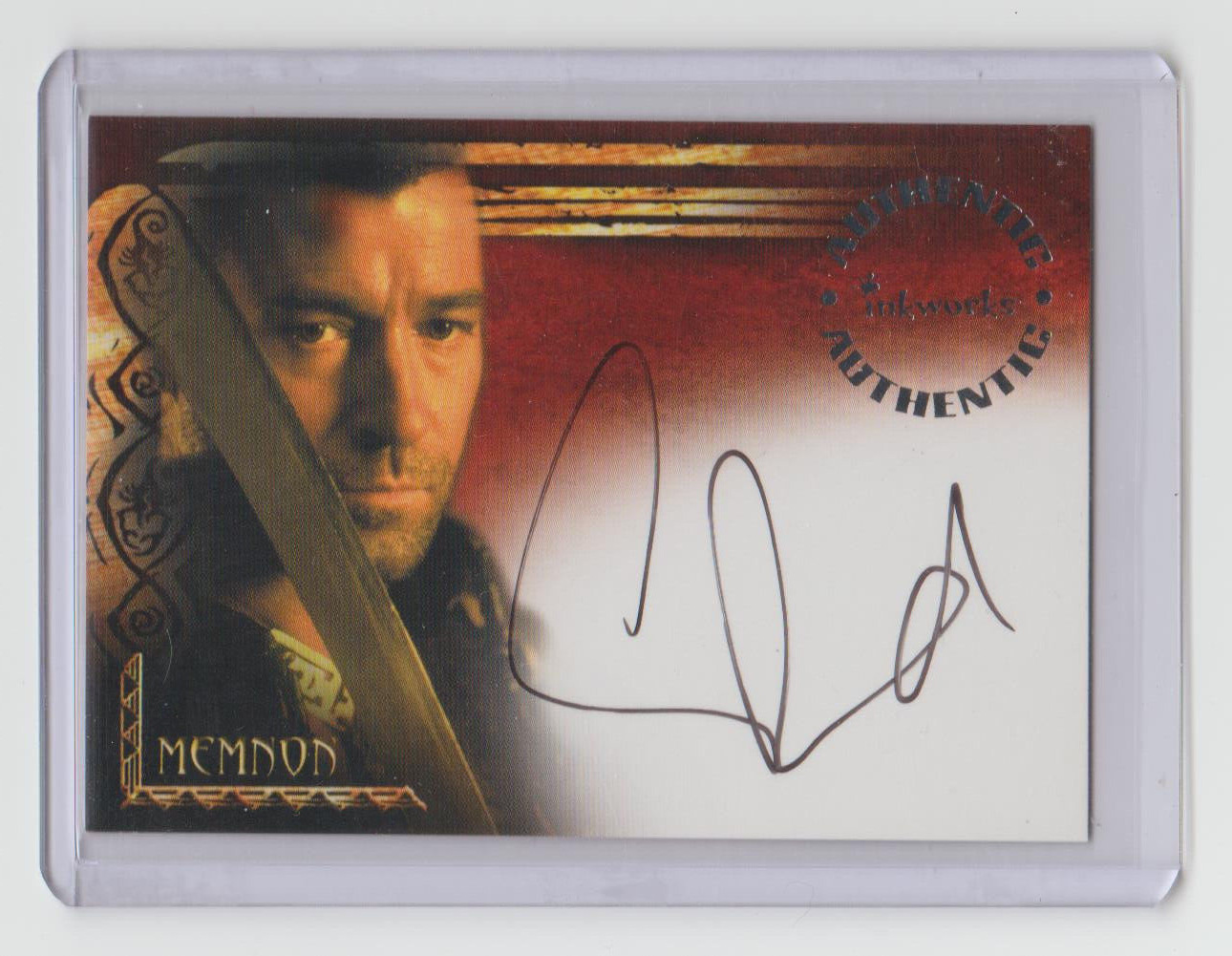 2002 Inkworks THE SCORPION KING Autograph #A5 STEVE BRAND as MEMNON Signed Card