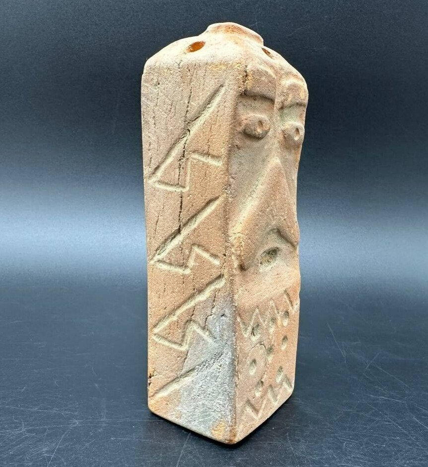 Ancient stone idol artifact of the Scythian culture. A very rare artifact.