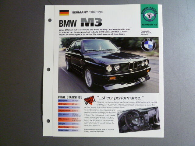 1987 - 1990 BMW M3 Coupe IMP 