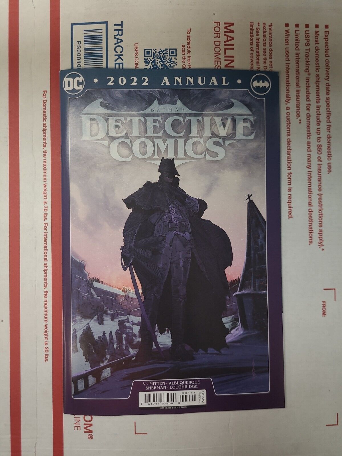 DETECTIVE COMICS 2022 ANNUAL #1 - EVAN EAGLE MAIN COVER NM- OR BETTER 