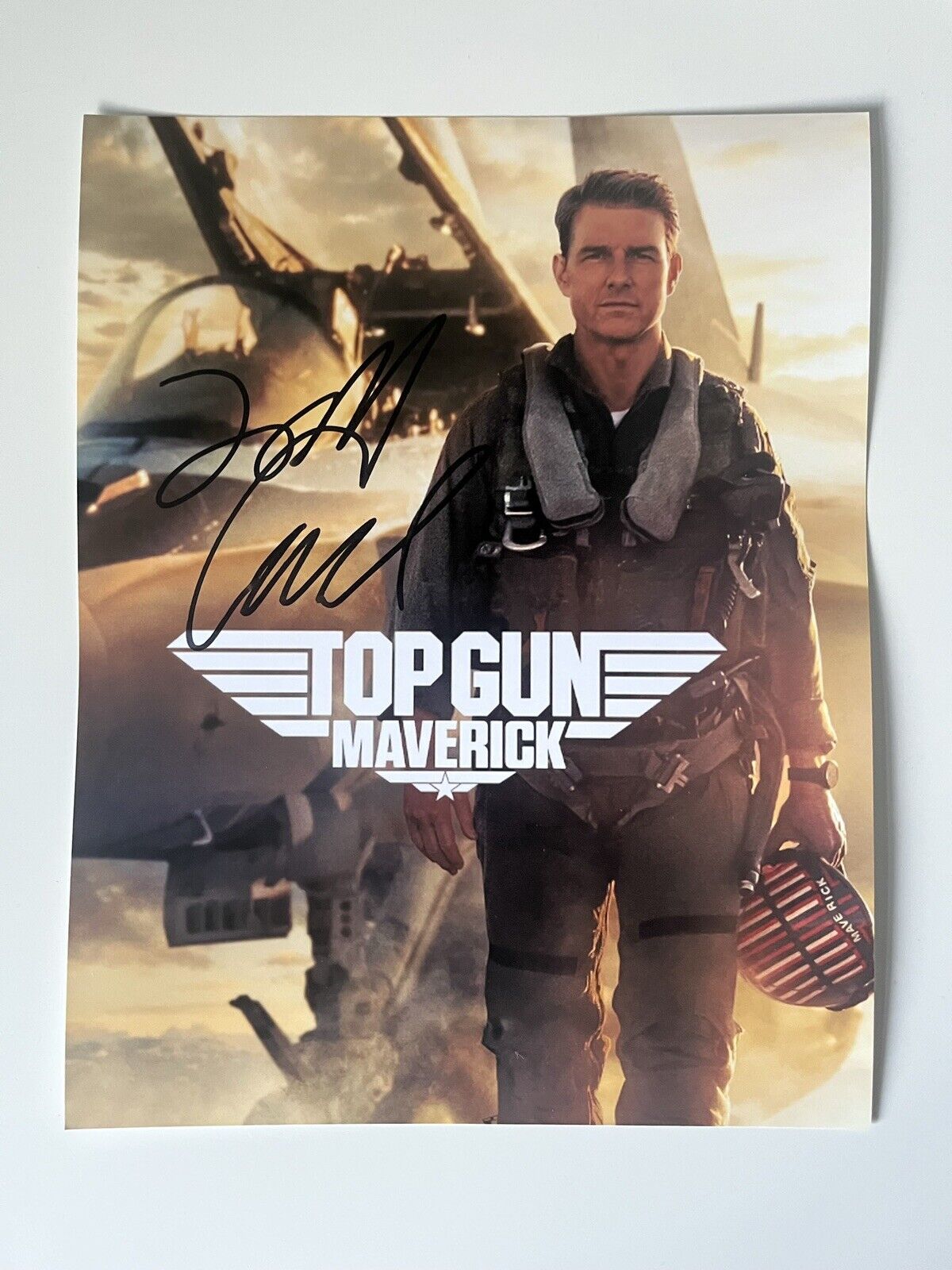 Tom Cruise SIGNED 10x8 Photo (PROOF) Top Gun, Mission Impossible