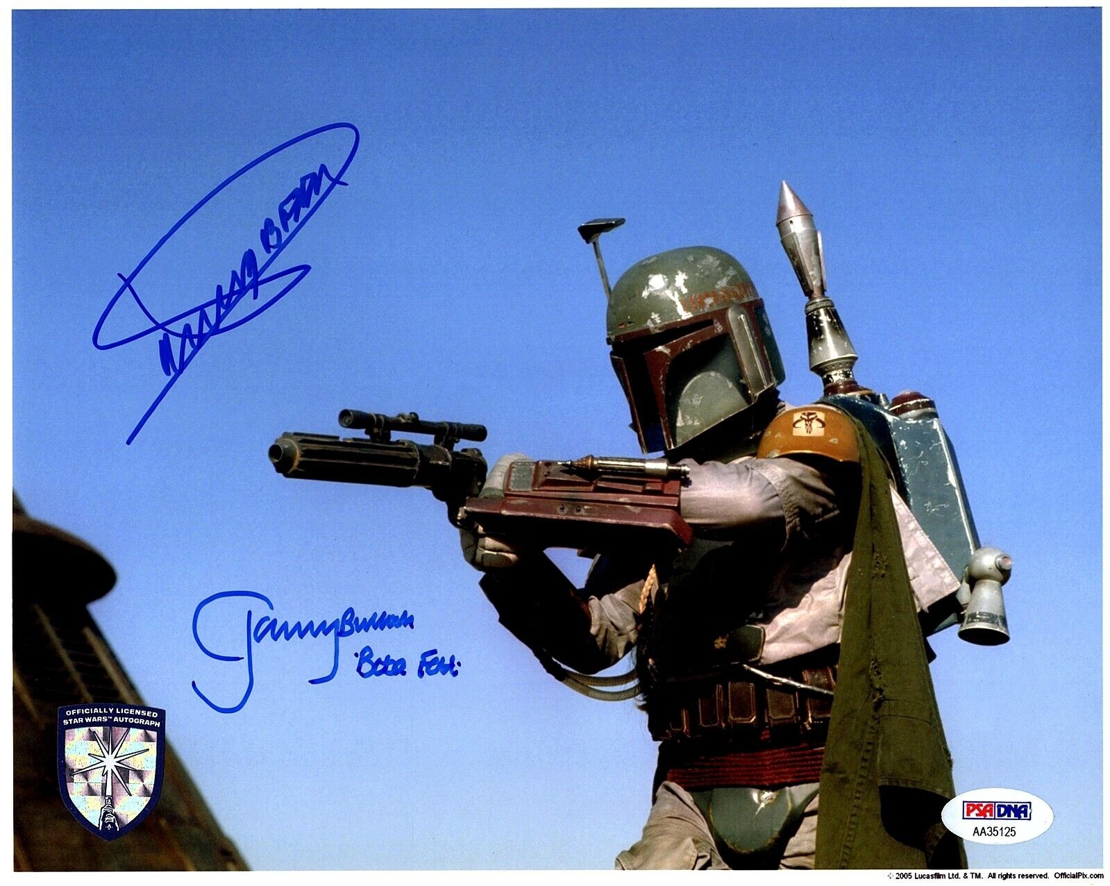JEREMY BULLOCH & DICKEY BEER Signed \