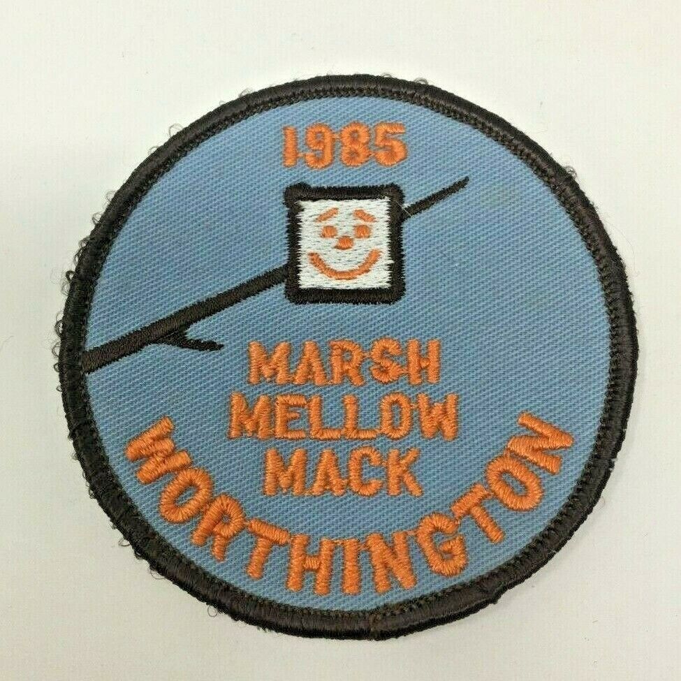 PATCH GSA Girl Scouts 1985 Marsh Mellow Mack Worthington On A Stick