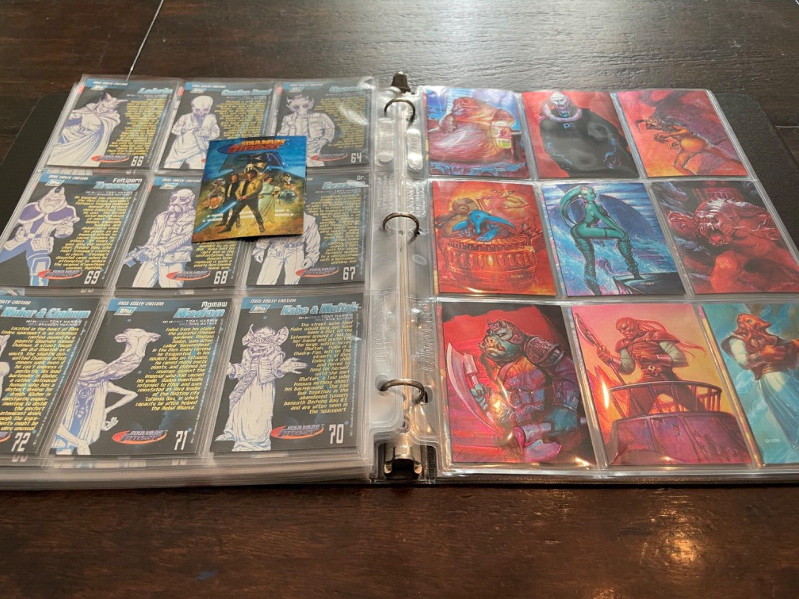 1996 Star Wars Topps Finest All Chrome complete Set