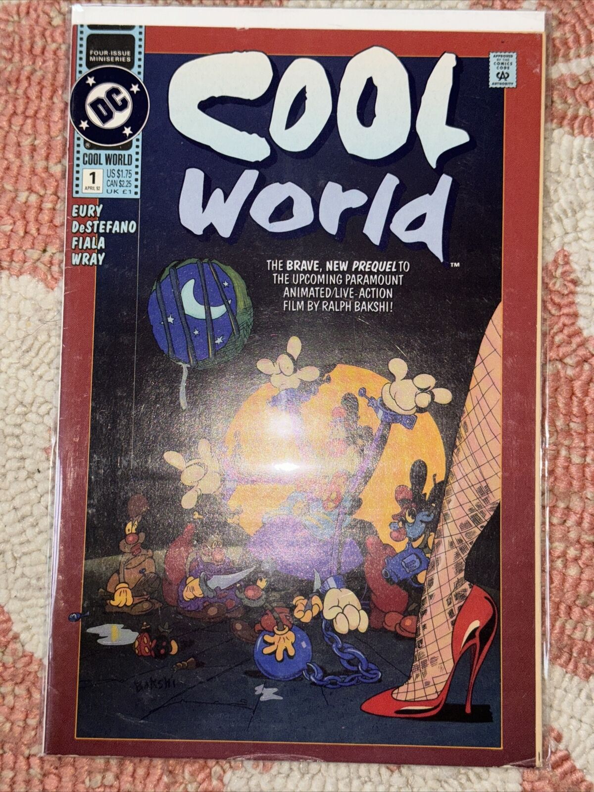 Cool World #1 NM 1992 Prequel Comic Ralph Bakshi Prequel Animated Film