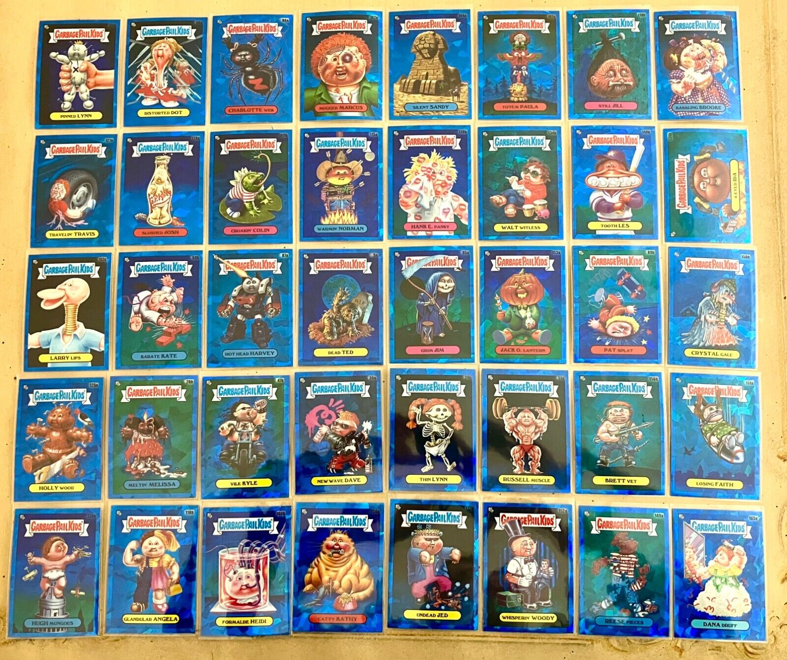 Garbage Pail Kids GPK Sapphire HUGE LOT 40 cards NO DUPLICATES mixed series