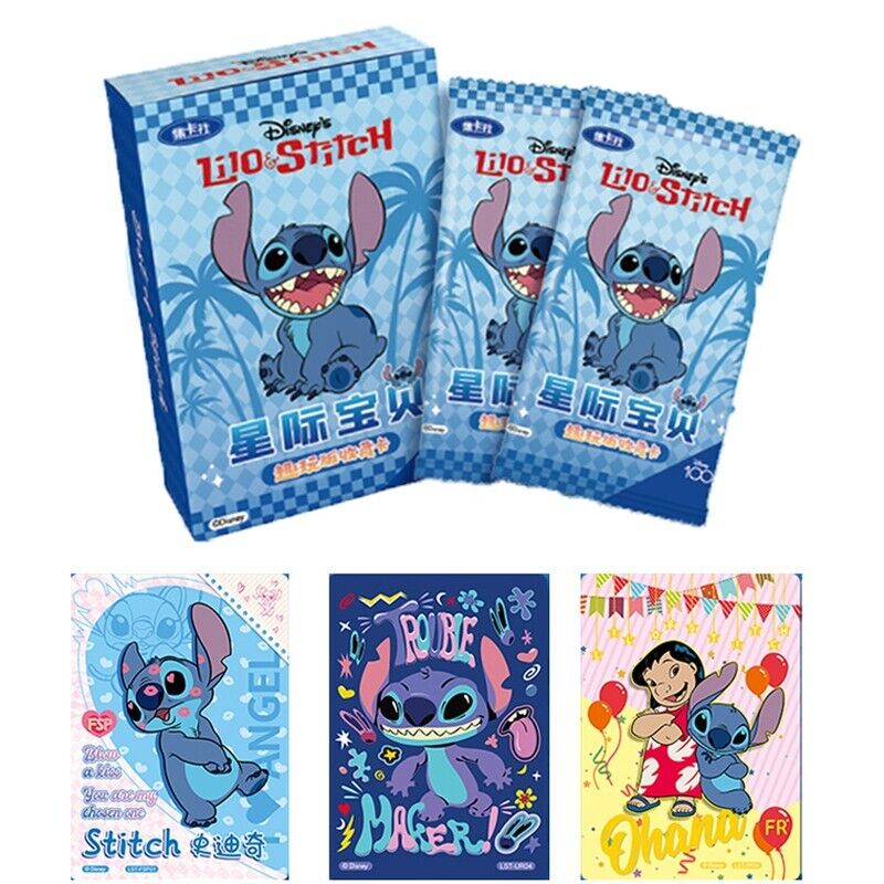Card.Fun Disney 100 Anniversary Lilo Stitch Collection Card Sealed 1 Box 5 Pack