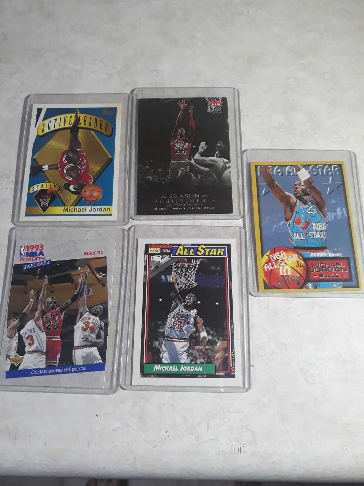 Michael Jordan Card Lot Of 5