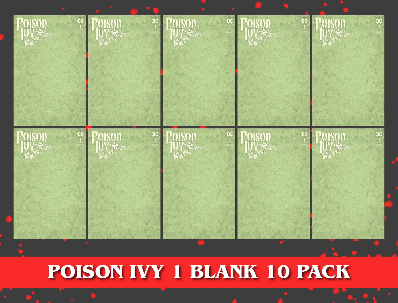[10 PACK] POISON IVY #1 (616) EXCLUSIVE BLANK VAR (02/15/2023)