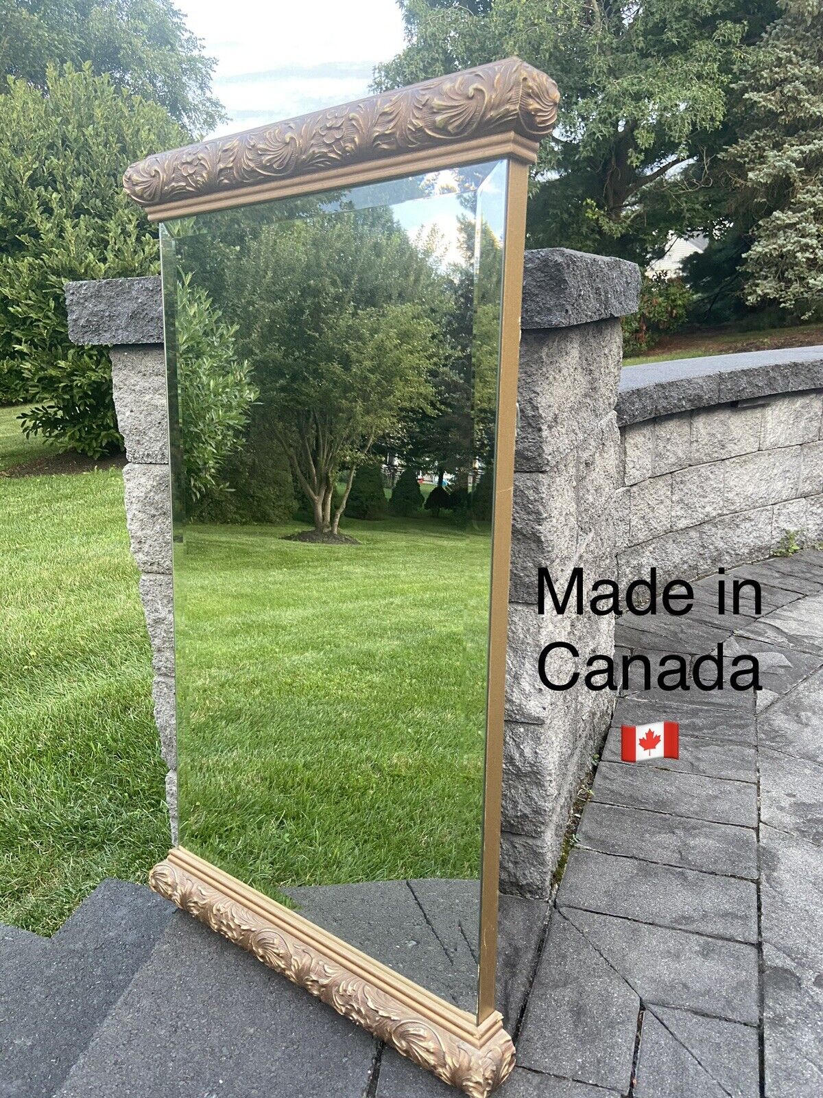 VTG Windsor Decor of Canada  Beveled Wall Mirror 24.25x20\