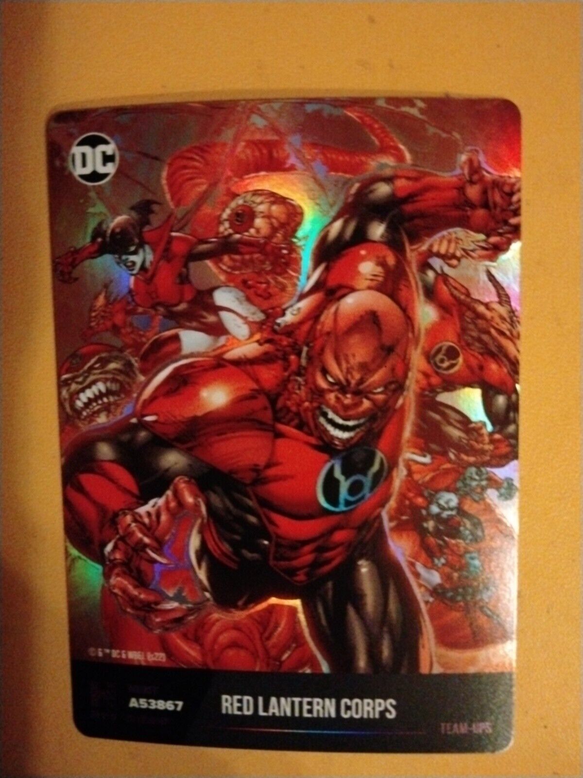 2022 HRO Red Lantern Corps Holo Physical Card only CHAPTER 2 Holo Team Ups