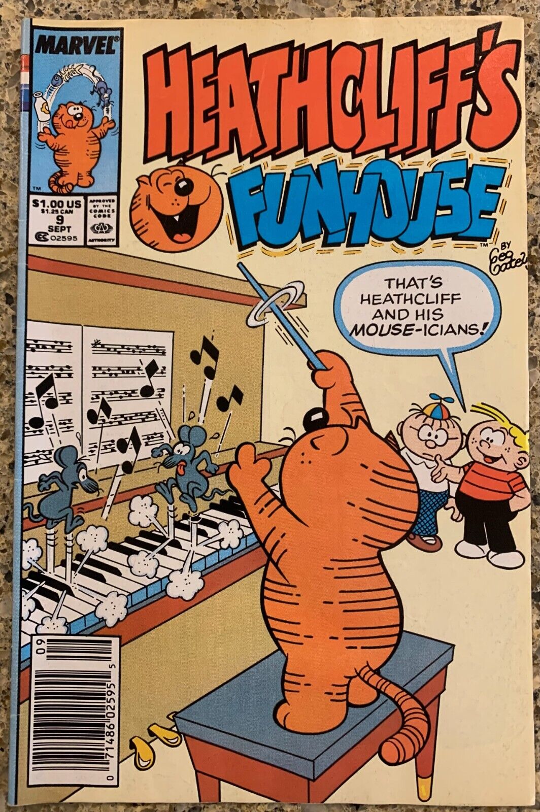 Marvel Comics: Heathcliff's Funhouse (1987), Issue 9, Very Good