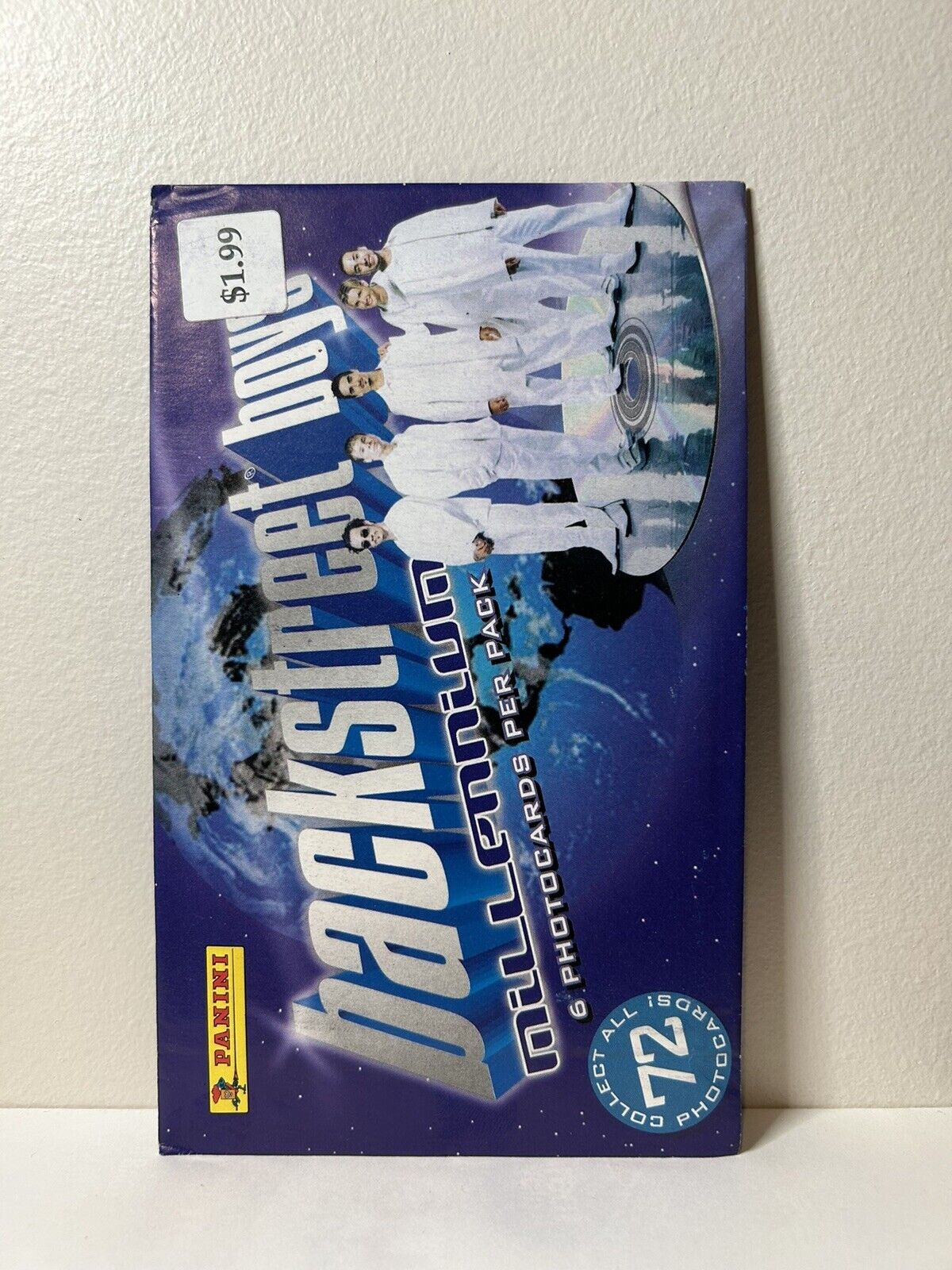 1999 Panini Backstreet Boys - Millennium Official Photocards Pack 90s Nostalgia