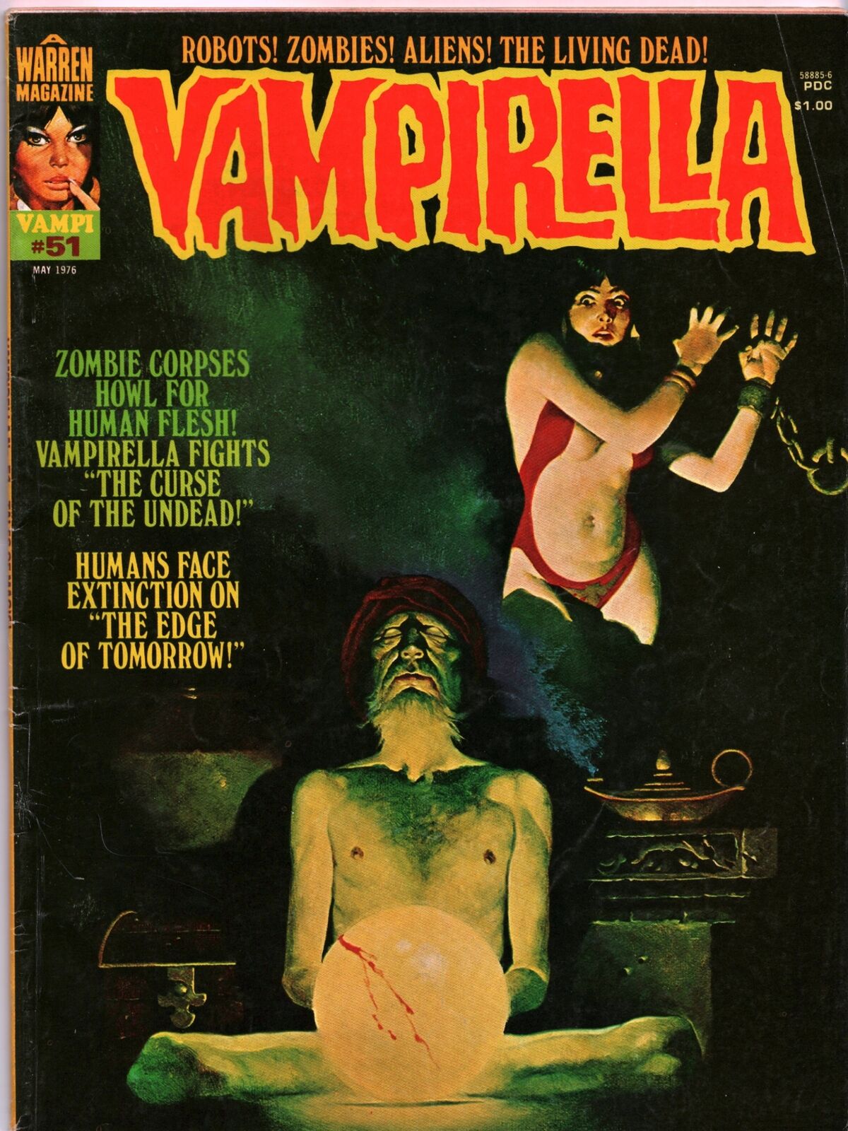 Vampirella #51 May 1976 Comic Book Warren Publishing