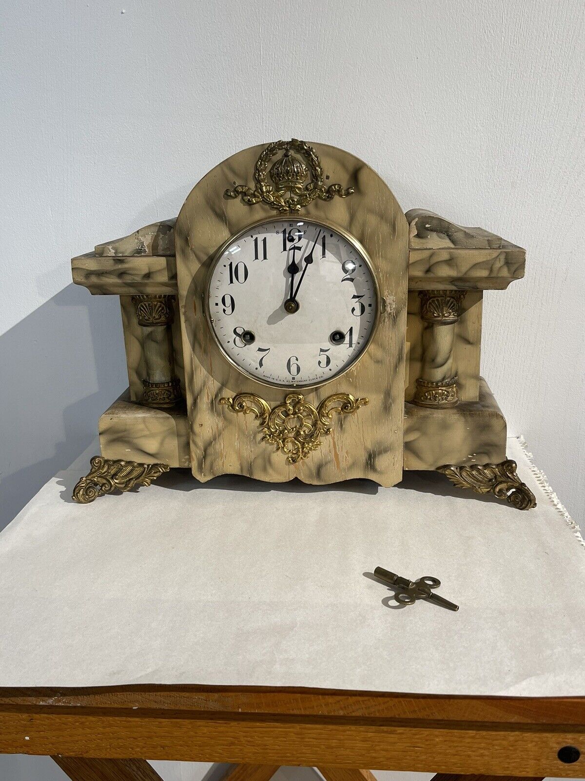 Waterbury Adamantine Style Mantle Clock