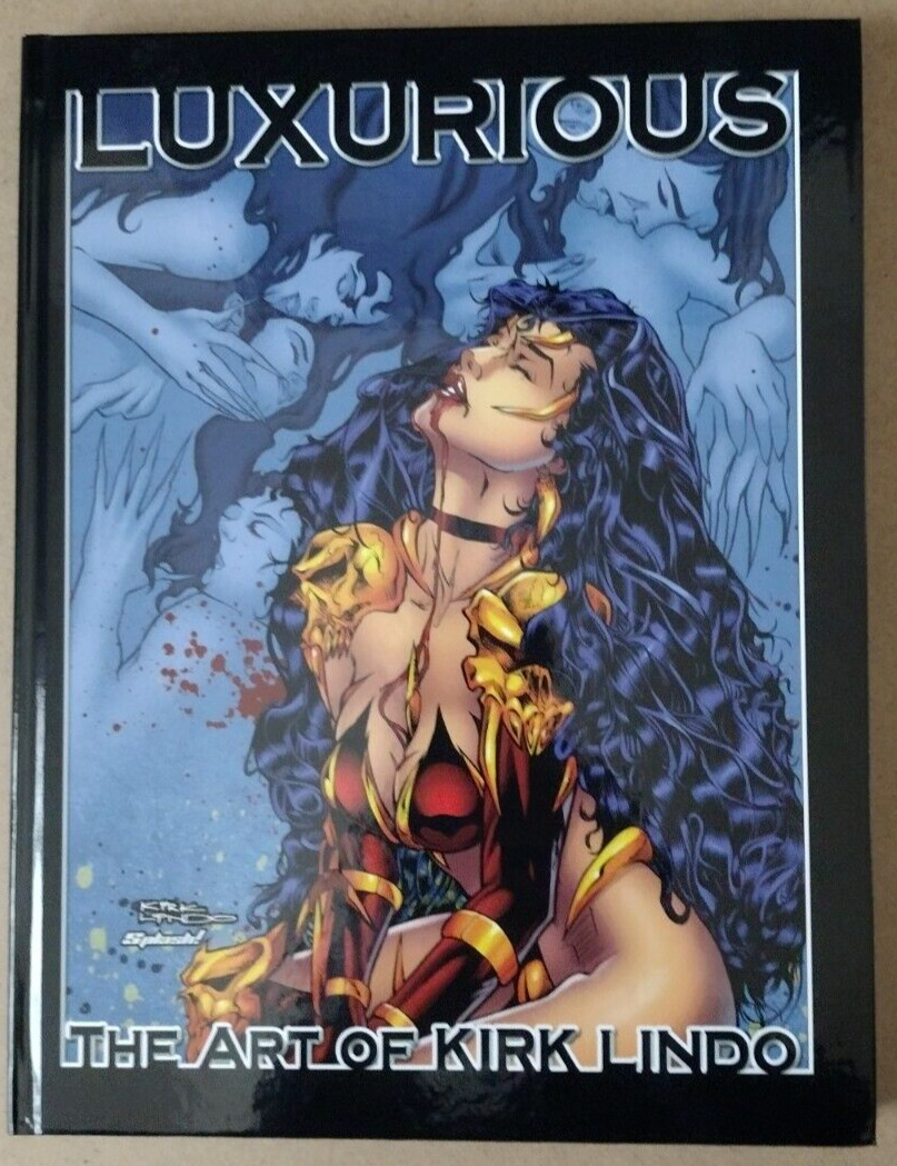 Luxurious: The Art of Kirk Lindo, hardcover, Near Mint, signed by artist inside
