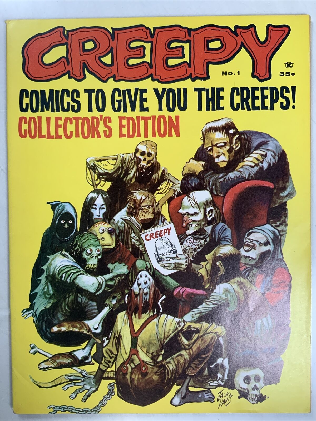 Creepy #1 VF 8.0 Warren Comic Magazine 1964 #RN