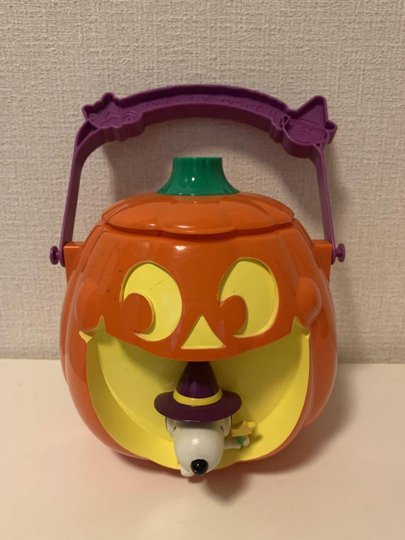 USJ Peanuts Popcorn Bucket 7inch Halloween Snoopy Universal Studios Japan