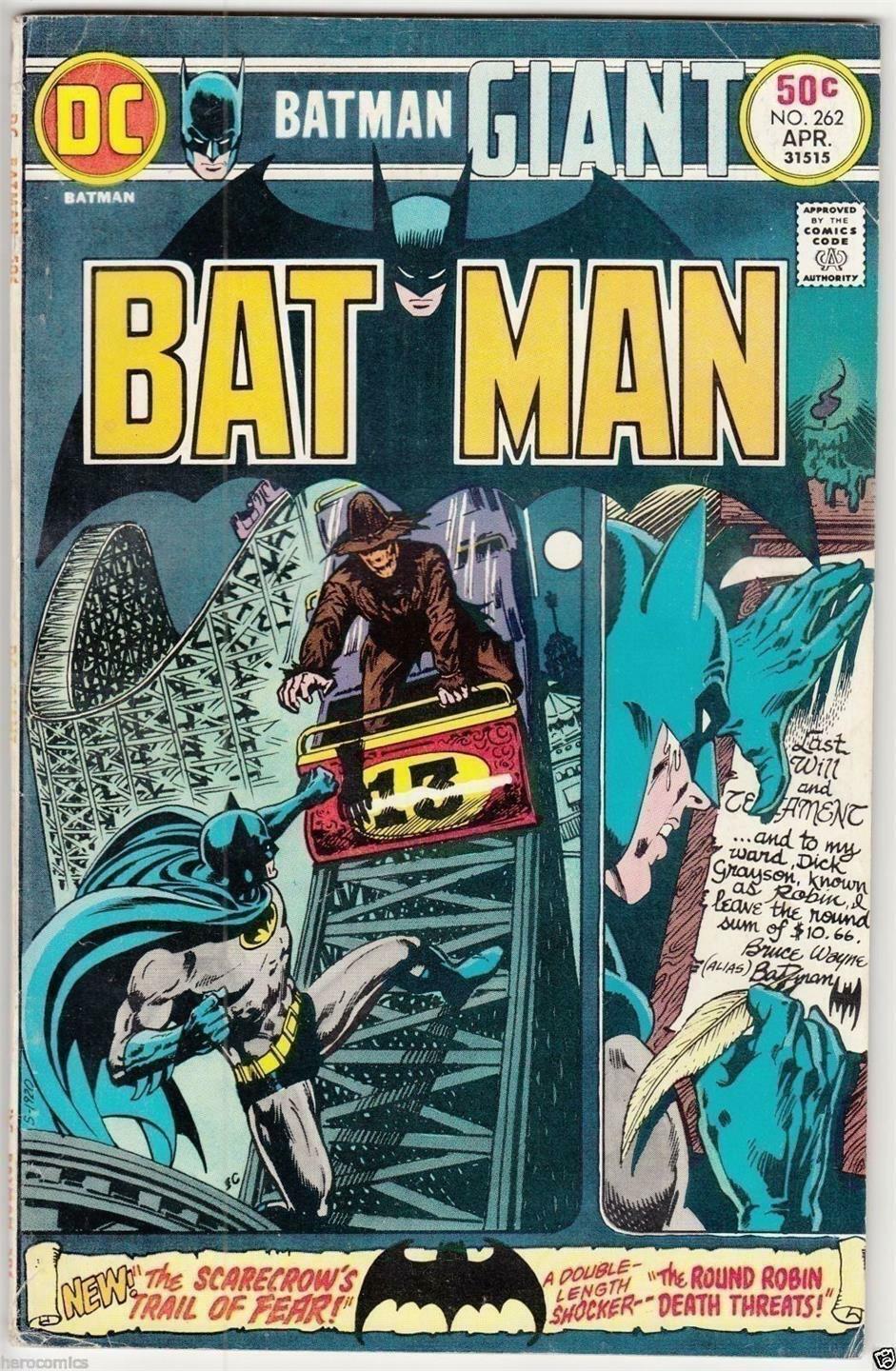 BATMAN #262 DC Silver Age 50 CENT 64 page GIANT -SCARECROW