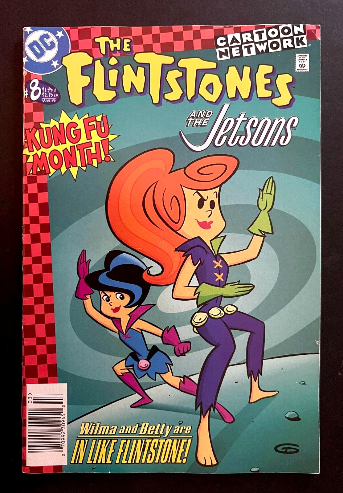 THE FLINTSTONES AND THE JETSONS #8 Newsstand Cartoon Network DC Comics 1998