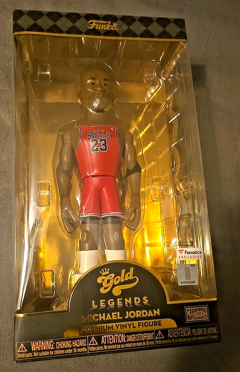 Funko Pop  GOLD NBA Legends Michael Jordan Fanatics Exclusive