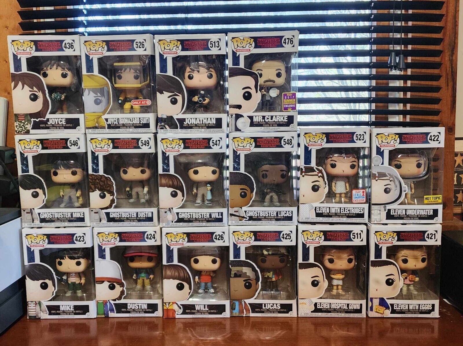 Stranger Things Funko Pops, YOU CHOOSE Damaged boxes VERY CHEAP