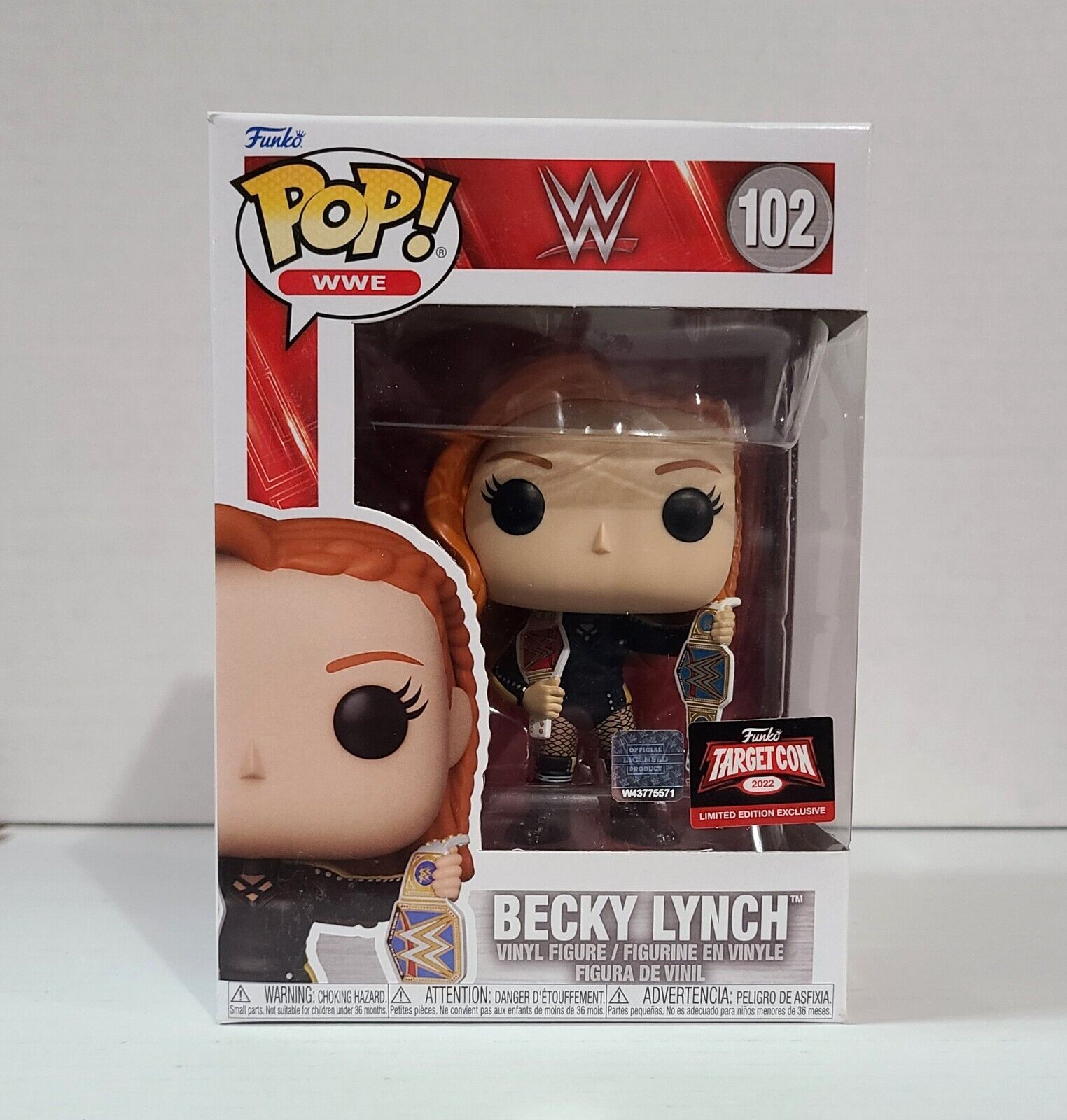 Funko Pop WWE Becky Lynch - Target Con 2022 Exclusive - NIB