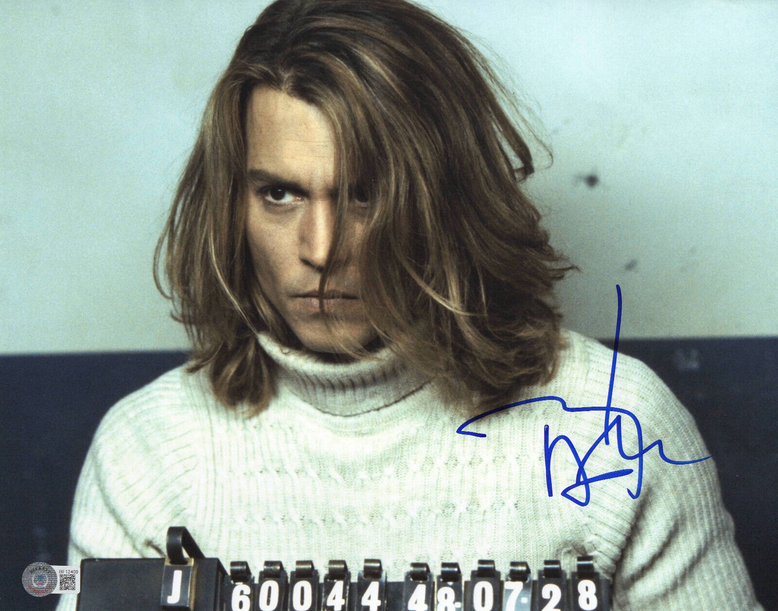 JOHNNY DEPP SIGNED BLOW 'GEORGE JUNG' 11X14 PHOTO AUTHENTIC AUTOGRAPH BECKETT
