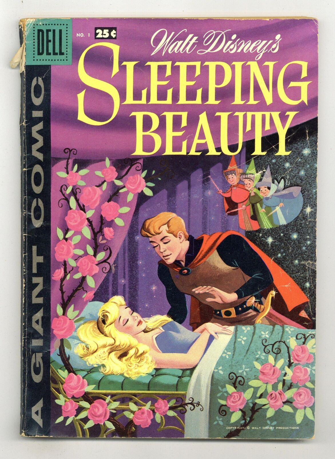 Dell Giant Sleeping Beauty #1 GD/VG 3.0 1959
