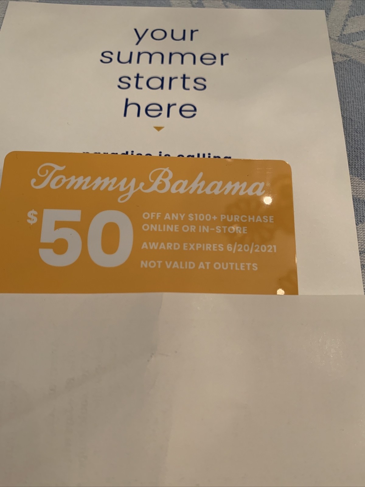 tommy bahama coupon