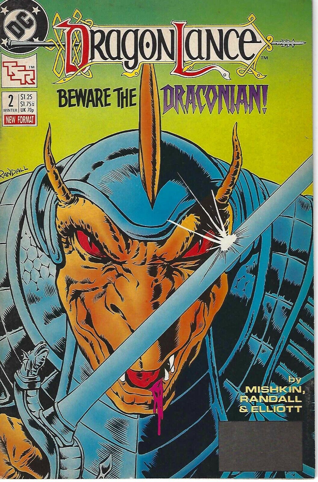 Dragonlance #2 Beware the Draconian DC Comics TSR 1988