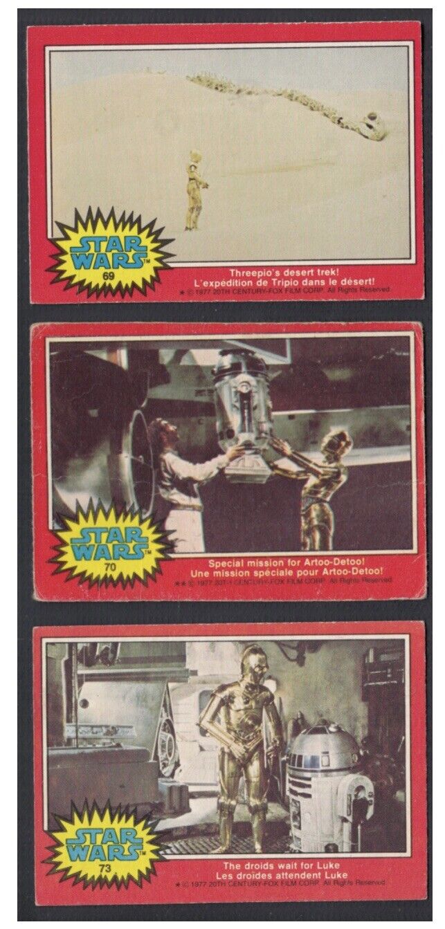 1977 STAR WARS CARDS SER. 2 FULL SET 66/66