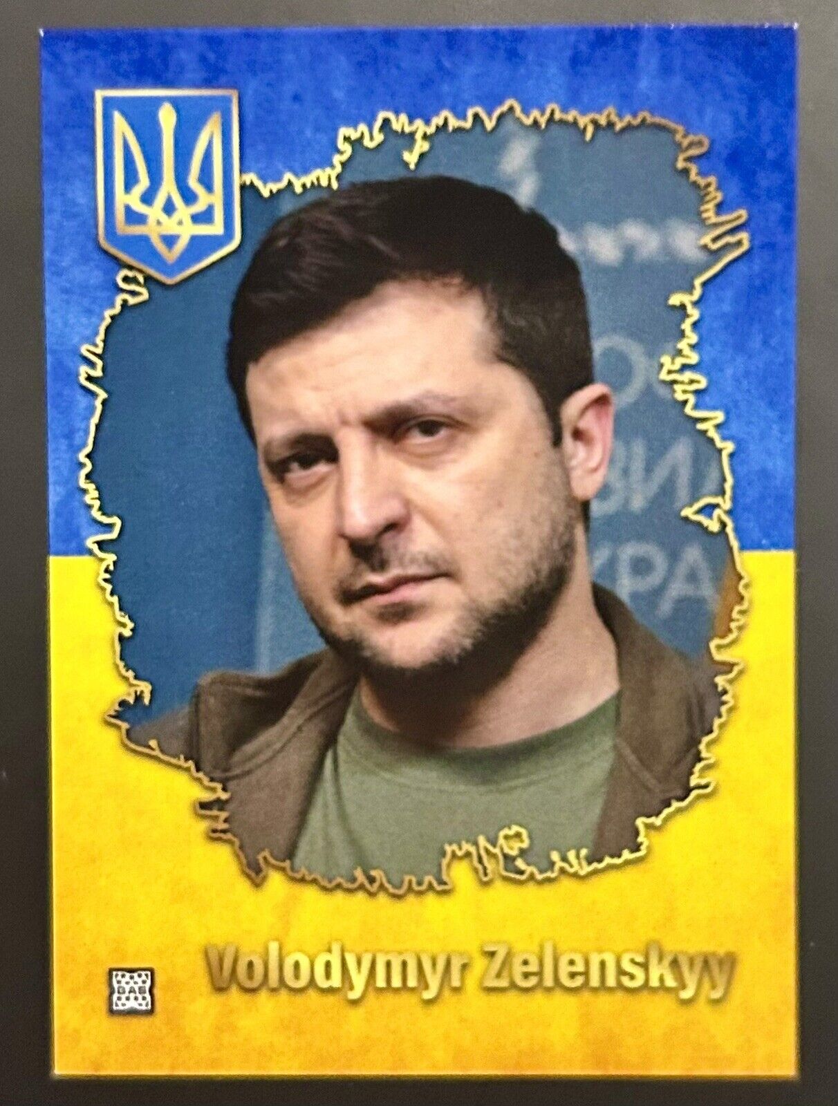 G.A.S. Trading Cards Volodymyr Zelenskyy Rookie RC NTWRK Moments Ukraine