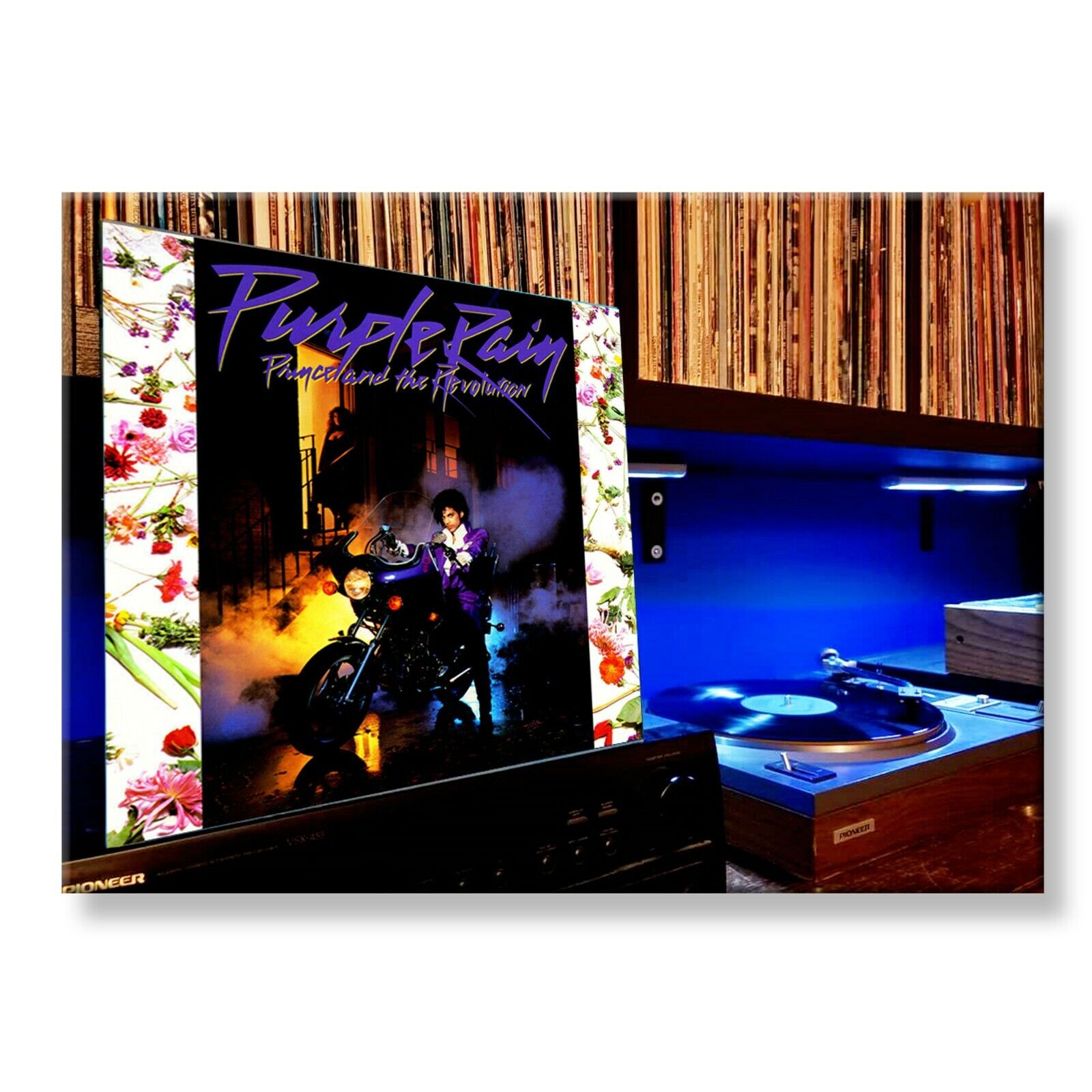 PRINCE Purple Rain Classic Album 3.5 inches x 2.5 inches FRIDGE MAGNET