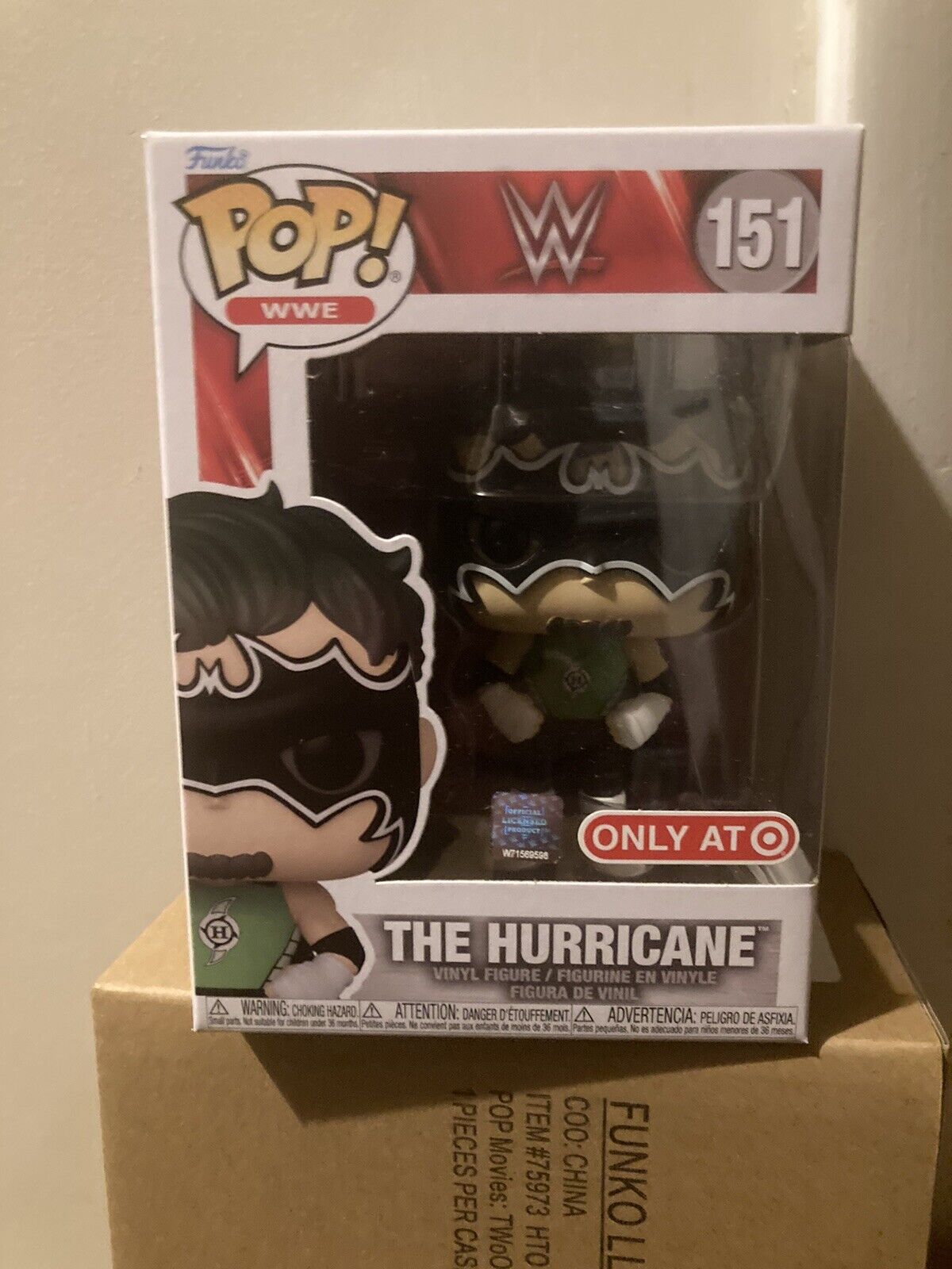 WWE The Hurricane Funko Pop Mint Condition