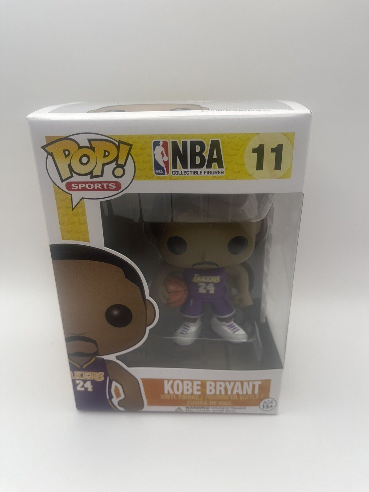 Funko Pop NBA #11 Kobe Bryant 24 Purple Jersey Lakers 100% Authentic Vaulted