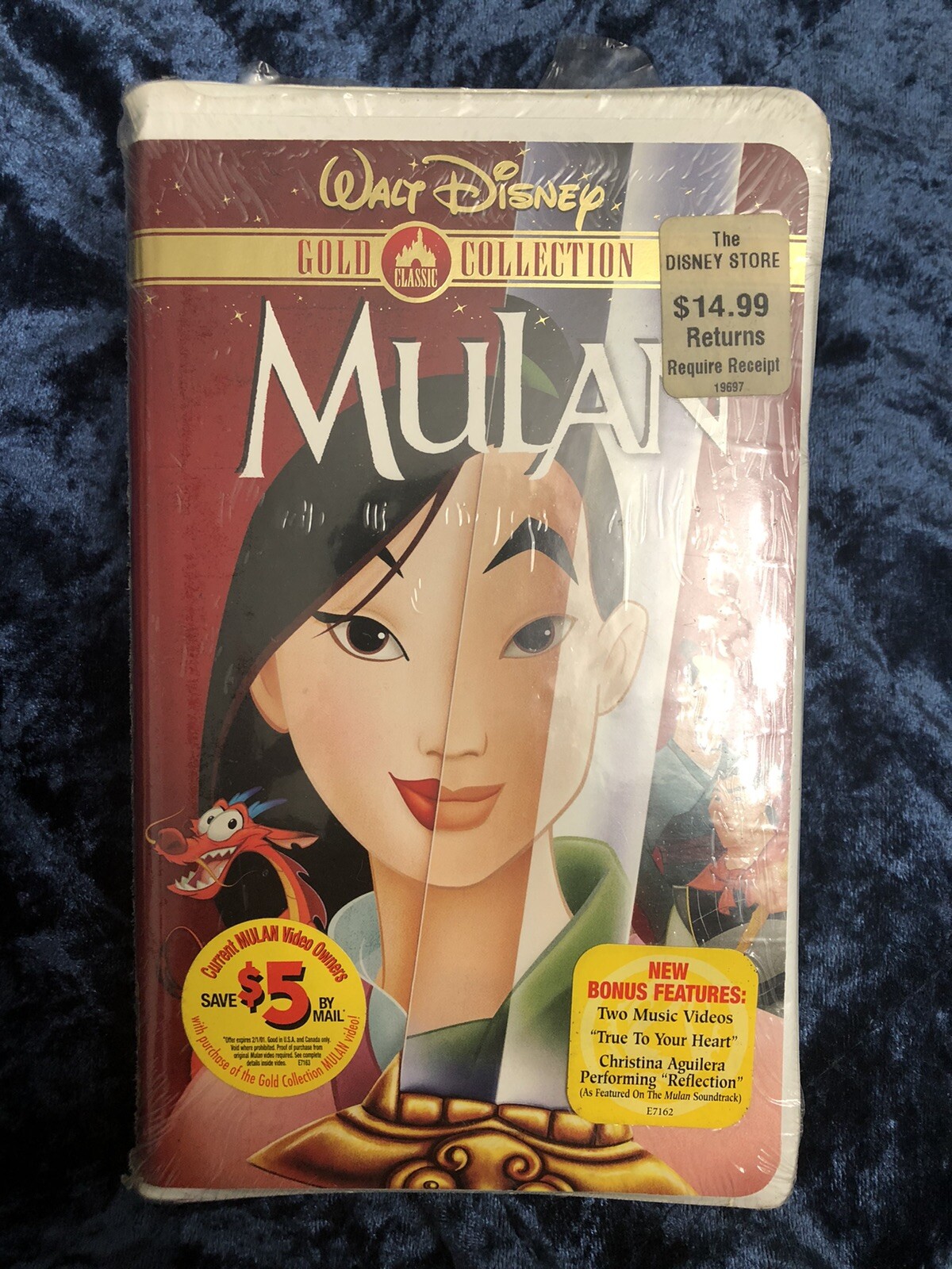Walt Disney gold collection Mulan VHS
