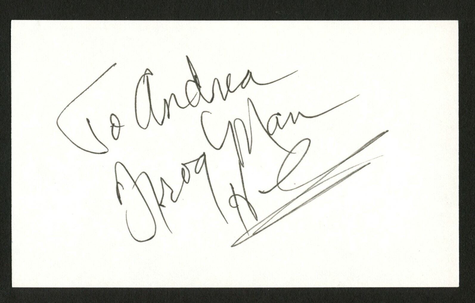 Clarence Frogman Henry signed autograph auto 3x5 card Ain\'t Got No Home C305
