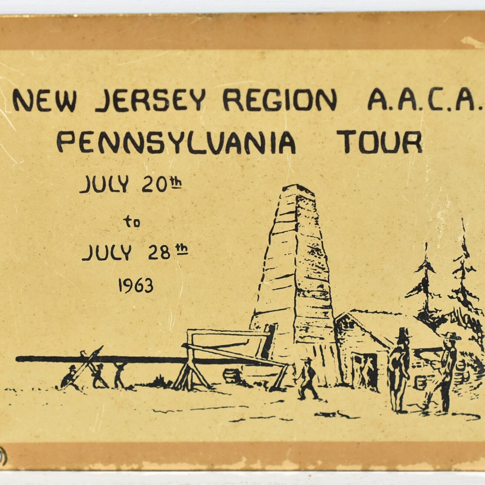 1963 Pennsylvania Tour AACA Antique Car Automobile Club Show New Jersey Region