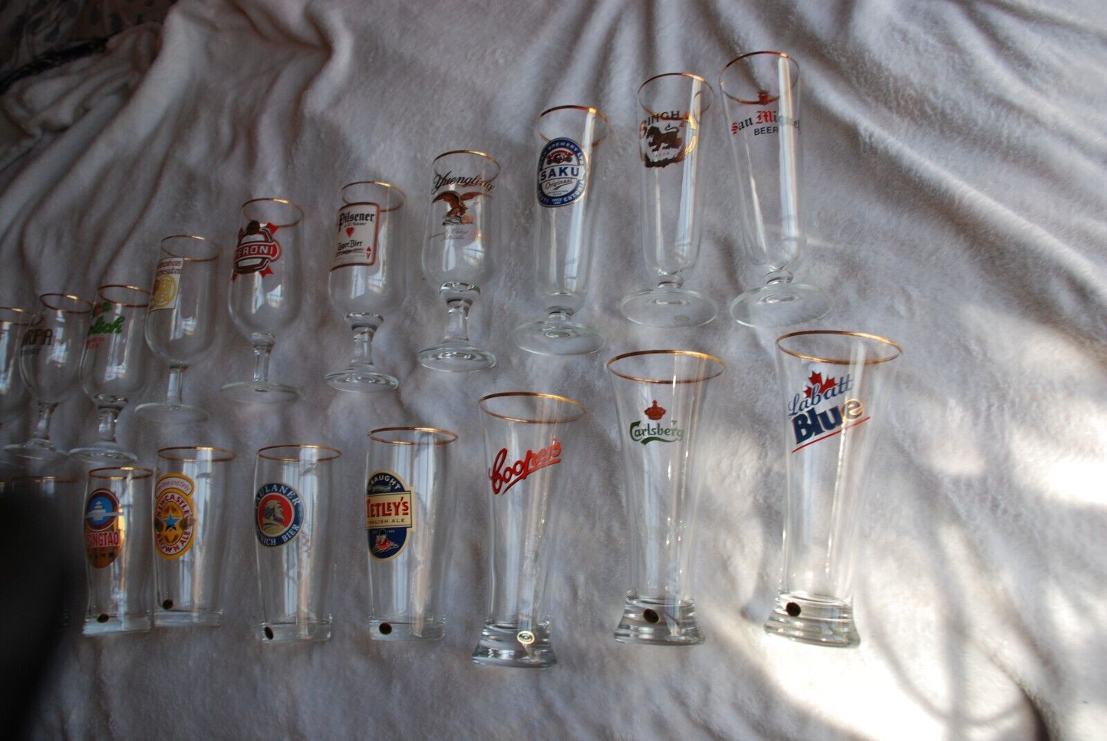 Worlds Greatest Breweries Official Glasses  Made In Germany 23 Glasses