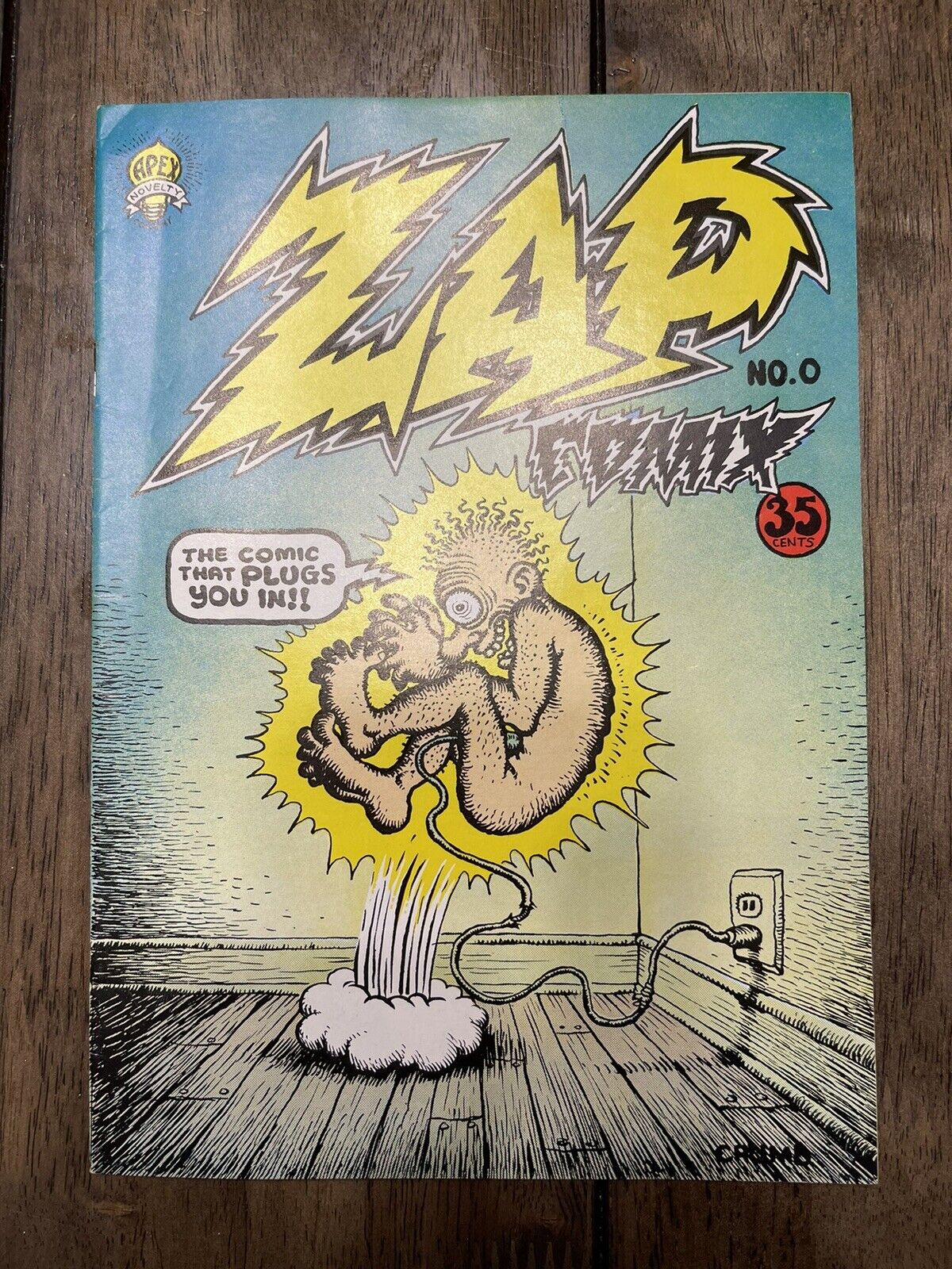 Zap Comix Comics Number 0, 2nd Printing Crumb