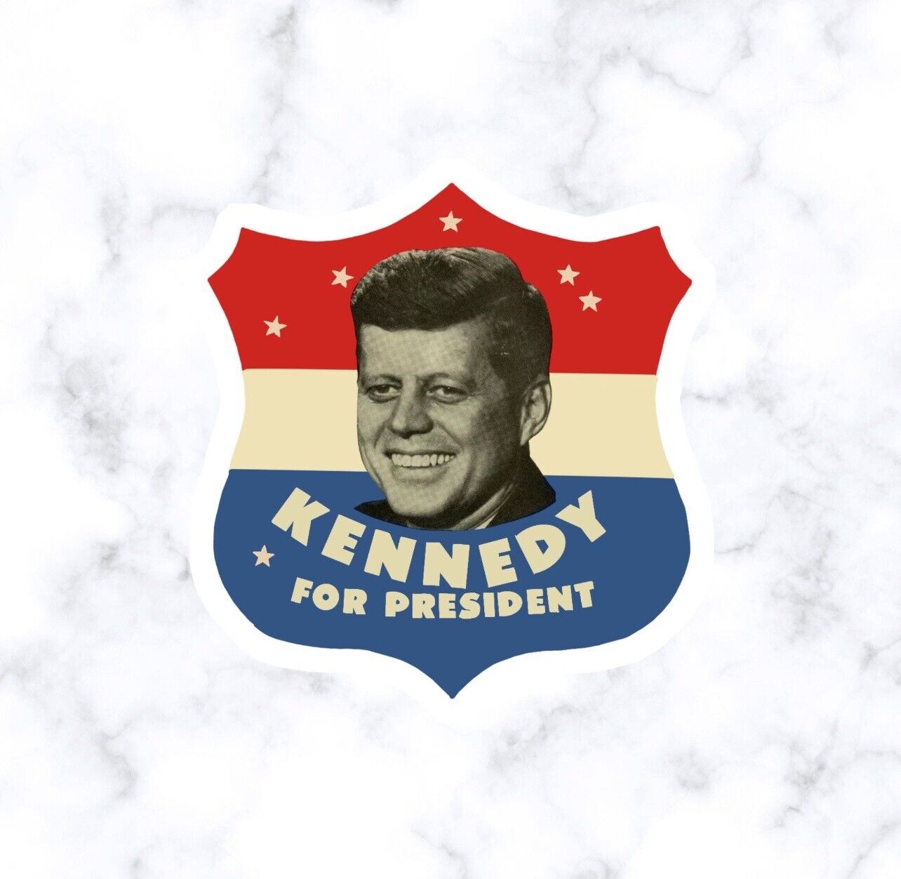 John F Kennedy for President Sticker