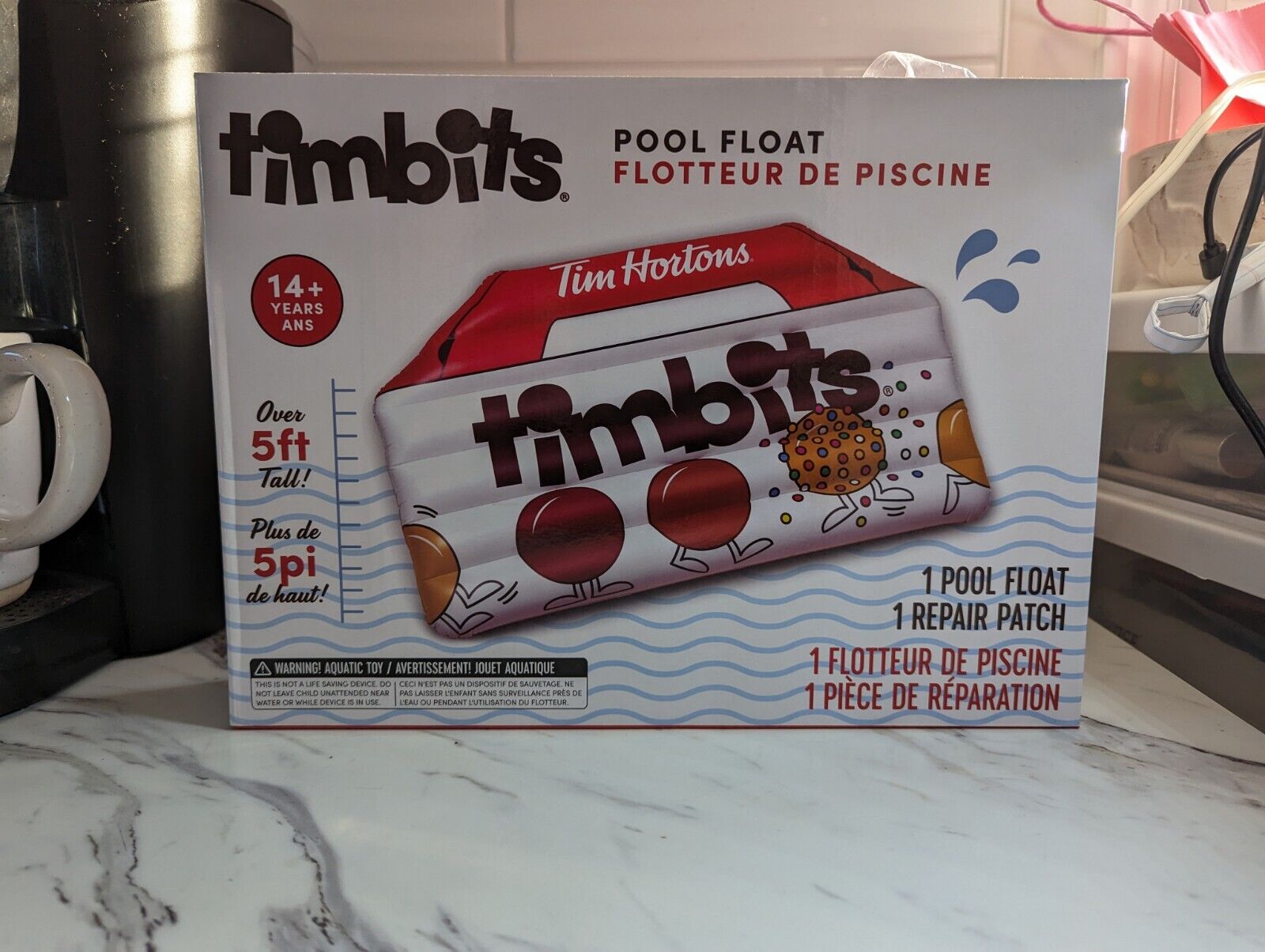 New Tim Hortons 2022 Timbits Pool Beach Water Float 65
