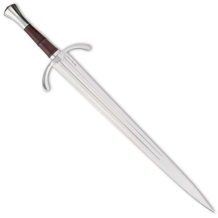 HONSHU HISTORIC SINGLE-HAND SWORD SCABBARDBLADE, LEATHER-WRAPPED WOODEN HANDLE.