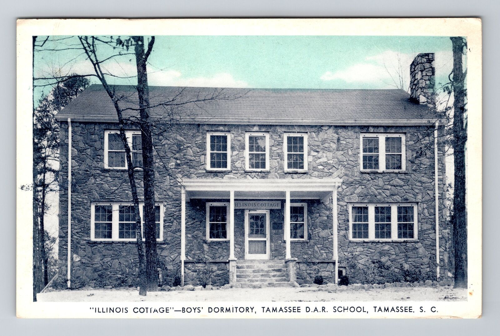 Tamassee SC-South Carolina, Illinois Cottage D A R School Dorm Vintage Postcard
