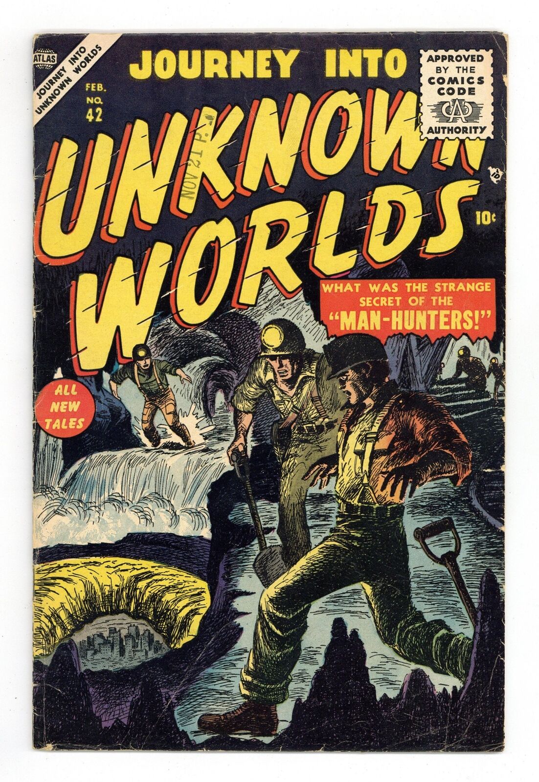 Journey into Unknown Worlds #42 VG- 3.5 1956